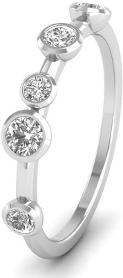 

ICR Jewels Sterling Silver Cubic Zirconia Sterling Silver Plated Ring