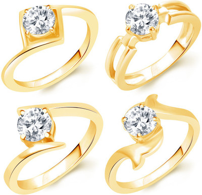 

Sukkhi Alloy Gold-plated Plated Ring Set