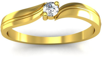 

AG Jewellery Anjalee Sterling Silver Diamond Ring, Yellow
