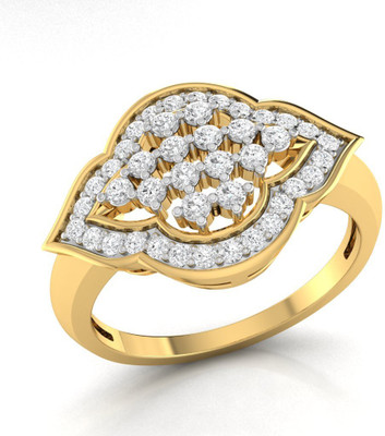 

Ciemme Sterling Silver Cubic Zirconia Gold-plated Plated Ring, Yellow
