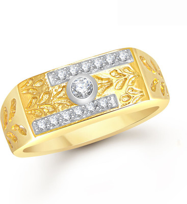 

Meenaz Alloy Cubic Zirconia Ring, Gold