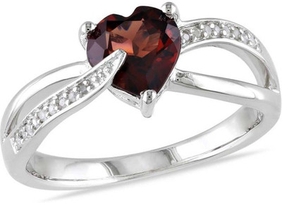 

Kiara Jewellery Sterling Silver Swarovski Zirconia Rhodium Plated Ring, White
