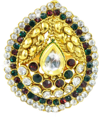 

Aakshi Gori Ke Pyaar Mein Metal, Alloy Ring, Multicolor