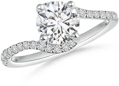 

Kiara Jewellery Silver Cubic Zirconia Rhodium Plated Ring