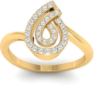 

Jewels5 Hartlyn 18kt Diamond Yellow Gold ring