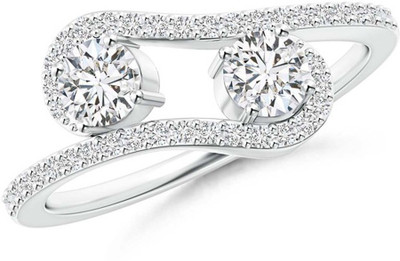 

Kiara Jewellery Silver Cubic Zirconia Rhodium Plated Ring