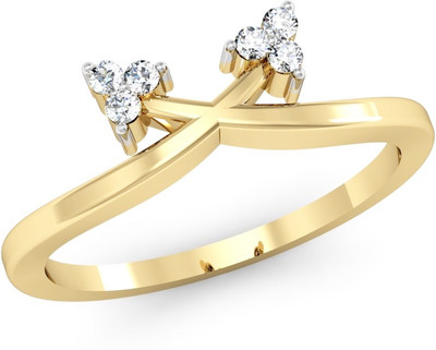 

Vachya Glory 18kt Diamond Yellow Gold ring(Yellow Gold Plated)