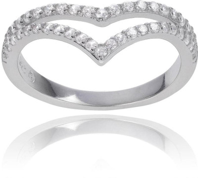 

Kiara Jewellery Silver Cubic Zirconia Rhodium Plated Ring