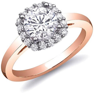 

Kiara Jewellery Sterling Silver Cubic Zirconia Rhodium Plated Ring