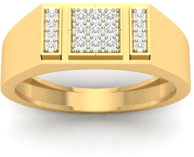 

Jewels5 Greyia 14kt Diamond Yellow Gold ring(Rhodium Plated)