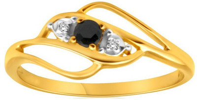 

Facetzinspire Real Gold Diamond Gold-plated Plated Ring, Gold;silver
