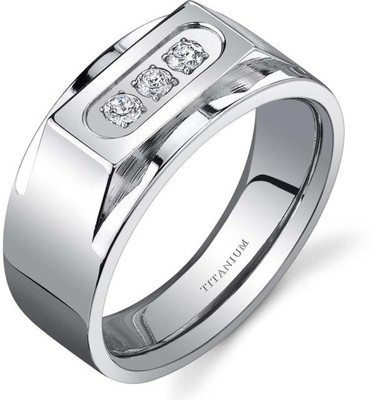 

Kiara Jewellery Sterling Silver Swarovski Zirconia Rhodium Plated Ring, White