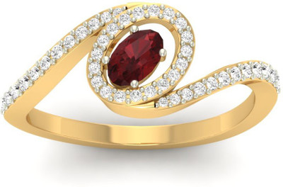 

Jewels5 Nia 18kt Diamond, Ruby Yellow Gold ring