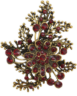 

Taj Pearl Designer Alloy Ring, Yellow