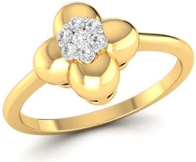 

Ciemme Sterling Silver Cubic Zirconia Gold-plated Plated Ring, Yellow