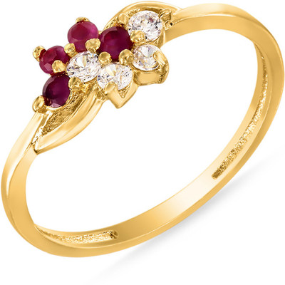 31% OFF on Mahi Luxe Brass, Alloy Cubic Zirconia, Ruby 24K Yellow Gold Plated Ring 31% OFF on Mahi Luxe Brass, Alloy Cubic Zirconia, Ruby 24K Yellow Gold Plated Ring