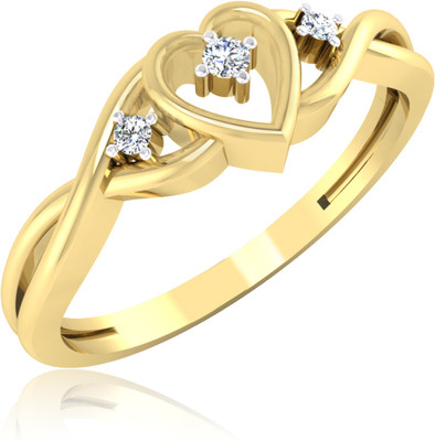31% OFF on Forever Carat Retro Love 14kt Diamond Yellow Gold ring