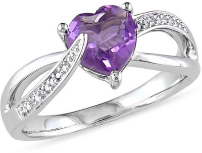 

Kiara Jewellery Sterling Silver Swarovski Zirconia Rhodium Plated Ring, White