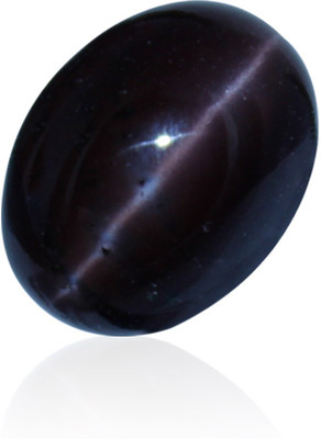 Raviour Lifestyle 6.50 ct./7.15 Ratti Black Cat's Eye/Lehsunia Natural Gemstone Stone Cat's Eye Ring