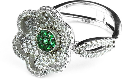 

Swank Silver Elegant Exclusive Sterling Silver Ring, Multicolor