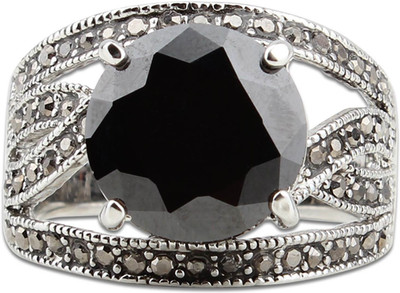 

Zobello Silver Finish Snake Design Metal Ring