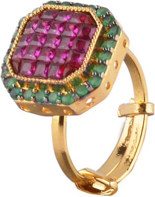 

Sanaya Collection Alloy Ring, Multicolor