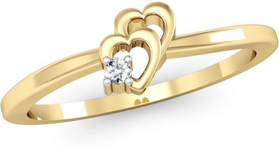 

Vachya Glory 14kt Diamond Yellow Gold ring(Yellow Gold Plated)