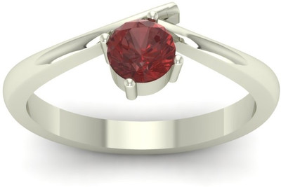 

Jewels5 Tilonia 18kt Ruby White Gold ring(Rhodium Plated)