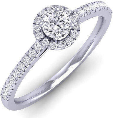

ICR Jewels Sterling Silver Cubic Zirconia Sterling Silver Plated Ring, White