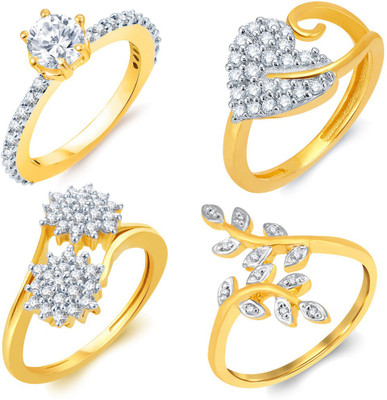 

Sukkhi Alloy Gold-plated Plated Ring Set