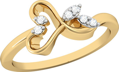 

Vachya Glory 18kt Diamond Yellow Gold ring(Yellow Gold Plated)