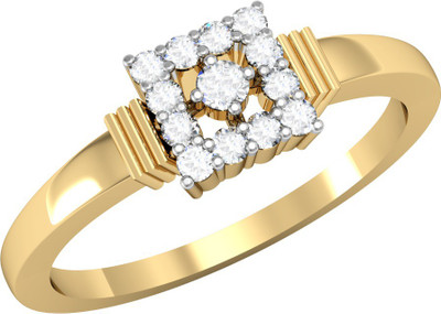

Vachya Glory 14kt Diamond Yellow Gold ring(Yellow Gold Plated)
