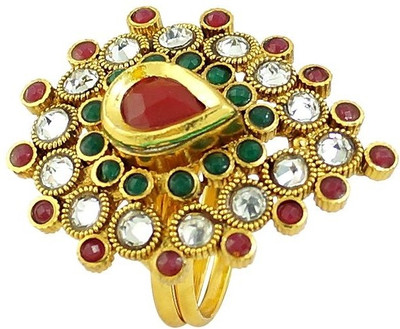 69% OFF on R S Jewels Gold Plated Latest Treand Alloy Gold Plated Ring