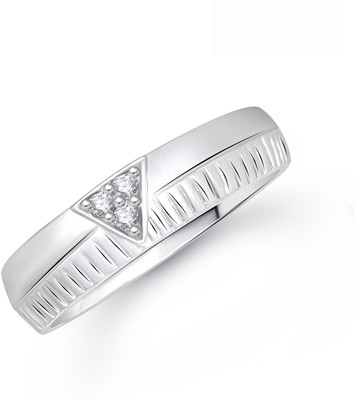 

Meenaz Alloy Cubic Zirconia Ring, White
