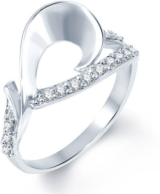 

Sukkhi Magnificent Alloy Cubic Zirconia Rhodium Plated Ring, White
