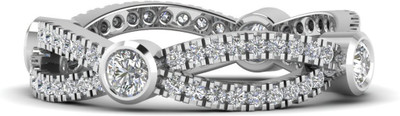 

ICR Jewels Sterling Silver Cubic Zirconia Sterling Silver Plated Ring