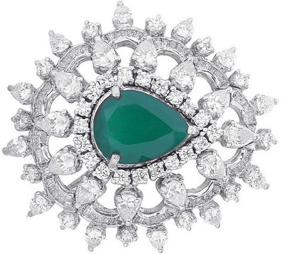 

Phoenix Sterling Silver Swarovski Crystal Ring, White