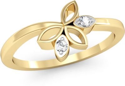 

Vachya Glory 18kt Diamond Yellow Gold ring(Yellow Gold Plated)