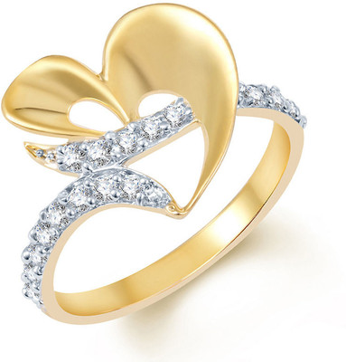 

Sukkhi Attractive Alloy Cubic Zirconia Gold-plated, Rhodium Plated Ring, Gold;white