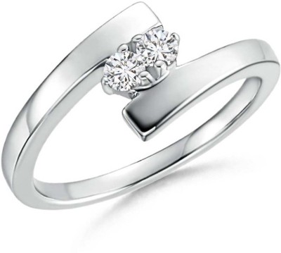 

Kiara Jewellery Silver Cubic Zirconia Rhodium Plated Ring