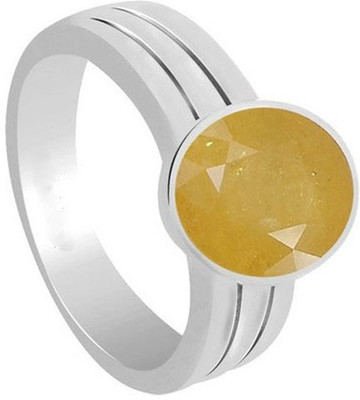 50% OFF on 11 Astro Gems Silver Sapphire Silver Plated Ring