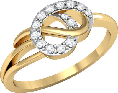 

Vachya Glory 14kt Diamond Yellow Gold ring(Yellow Gold Plated)