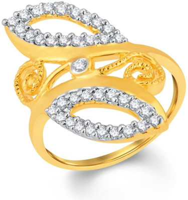 

Sukkhi Alloy Gold-plated, Rhodium Plated Ring, White;gold