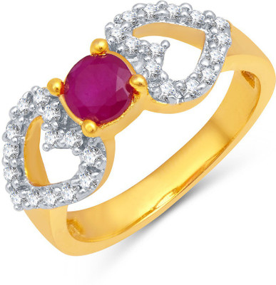 

Sukkhi Delightful Alloy Cubic Zirconia Gold-plated Plated Ring