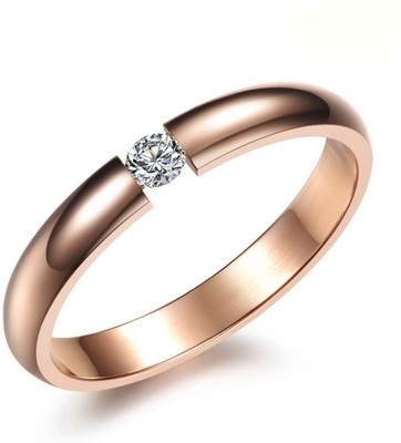37% OFF on Kirati Silver 14K Rose Gold Plated Ring