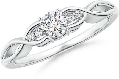 

Kiara Jewellery Silver Cubic Zirconia Rhodium Plated Ring