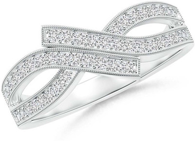 

Kiara Jewellery Silver Cubic Zirconia Rhodium Plated Ring