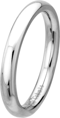 

Inox Jewelry 3mm Wedding Band Cobalt Ring, Silver
