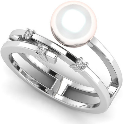 

ICR Jewels Sterling Silver Cubic Zirconia Sterling Silver Plated Ring