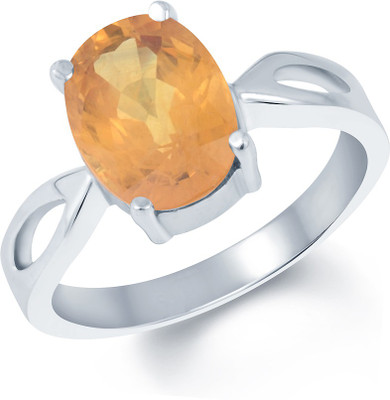 

G-Luck Silver Topaz Ring, Gold